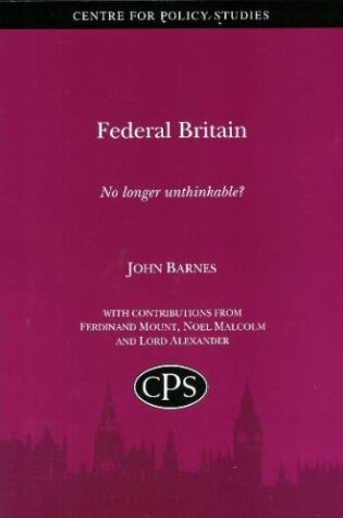 Cover of Federal Britain