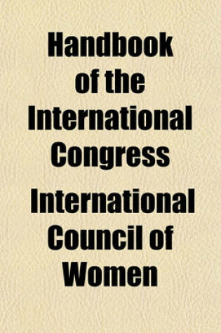 Cover of Handbook of the International Congress