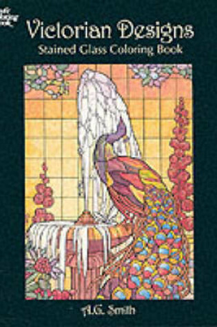 Cover of Victorian Designs Stained Glass Coloring Book