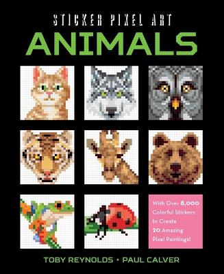 Book cover for Sticker Pixel Art: Animals