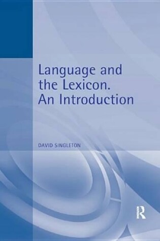 Cover of Language and the Lexicon