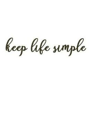 Cover of KeepLifeSimple