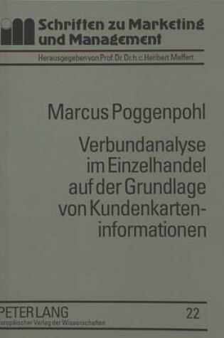 Cover of Verbundanalyse Im Einzelhandel Auf Der Grundlage Von Kundenkarteninformationen