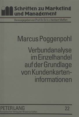 Cover of Verbundanalyse Im Einzelhandel Auf Der Grundlage Von Kundenkarteninformationen