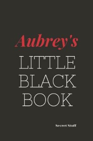 Cover of Aubrey's Little Black Book