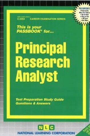 Cover of Principal Research Analyst