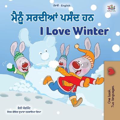 Book cover for I Love Winter (Punjabi English Bilingual Children's Book - Gurmukhi)