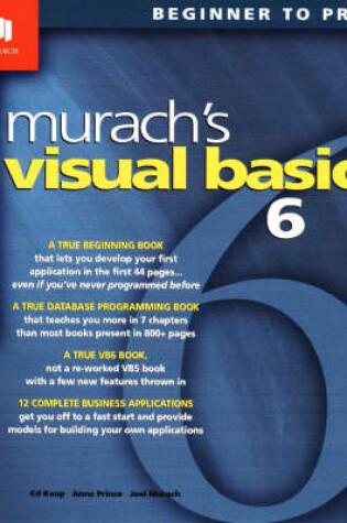 Cover of Murach's Visual Basic 6