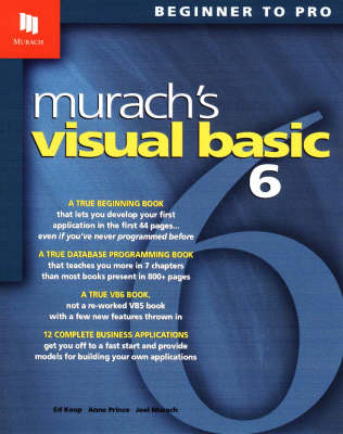 Book cover for Murach's Visual Basic 6