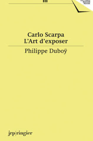 Cover of Carlo Scarpa