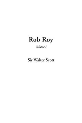 Book cover for Rob Roy, V1