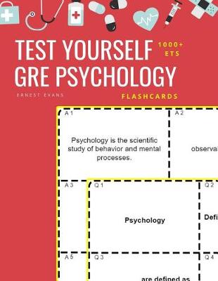 Book cover for Test Yourself 1000+ ETS GRE Psychology Flashcards