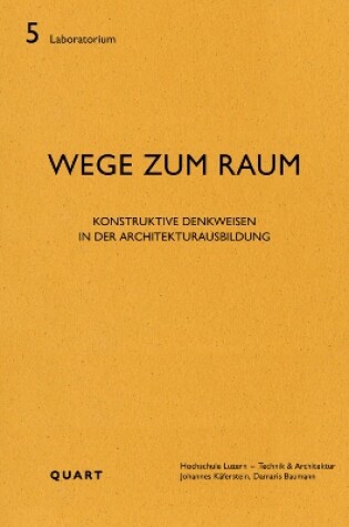 Cover of Wege zum Raum