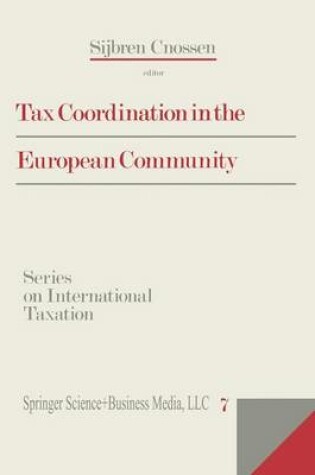 Cover of Tax Coordination in the European Community