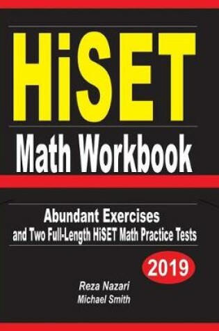 Cover of HiSET Math Workbook