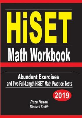 Book cover for HiSET Math Workbook