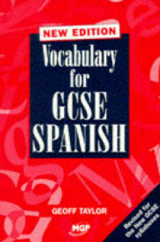 Cover of Vocabulary for GCSE Spanish