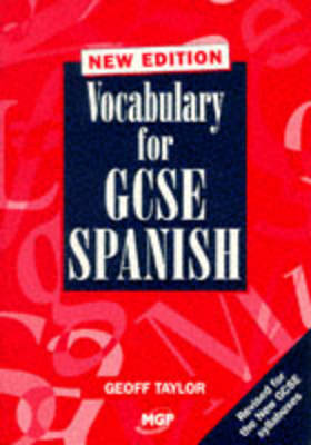 Book cover for Vocabulary for GCSE Spanish