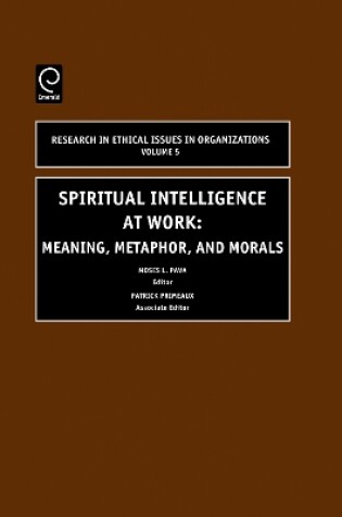 Cover of Spiritual Intelligence at Work