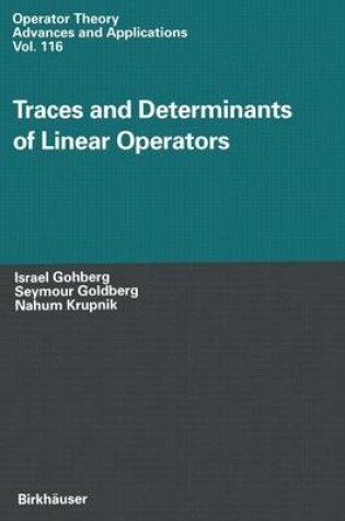 Cover of Traces and Determinants of Linear Operators