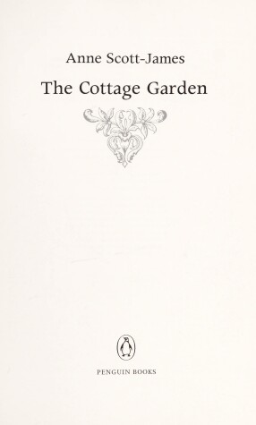 Book cover for The Cottage Garden