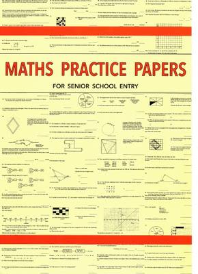 Book cover for Maths Practice Papers for Senior School Entry