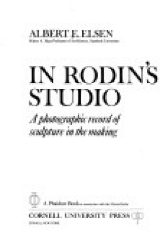 Cover of In Rodin's Studio
