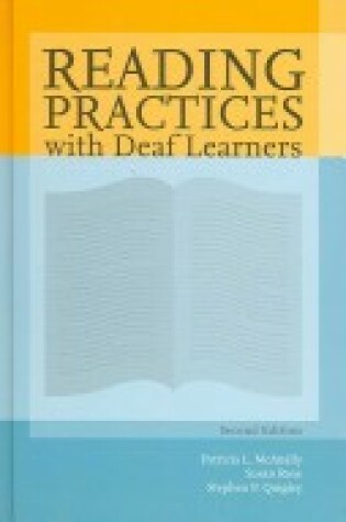 Cover of Reading Practices for Deaf Learners