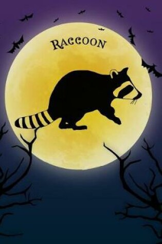 Cover of Raccoon Notebook Halloween Journal