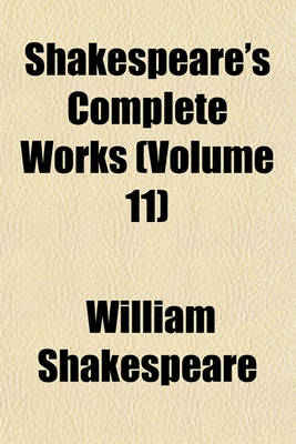 Book cover for Shakespeare's Complete Works (Volume 11)