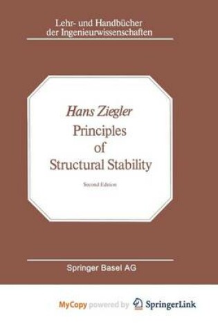 Cover of Principles of Structural Stability