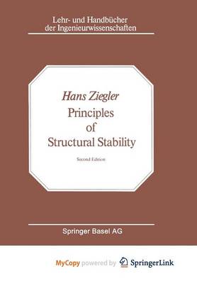 Cover of Principles of Structural Stability