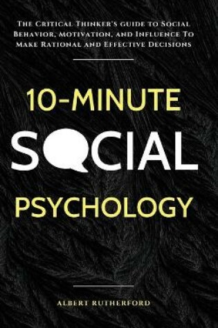 Cover of 10-Minute Social Psychology