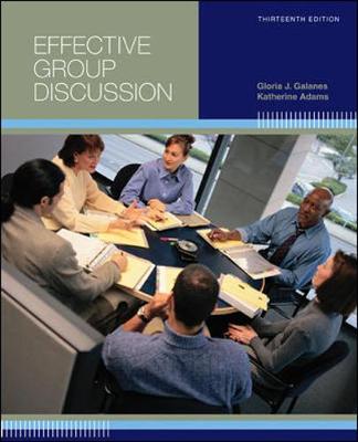 Book cover for Effective Group Discussion: Theory and Practice