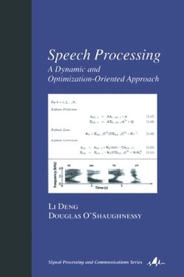 Cover of Speech Processing