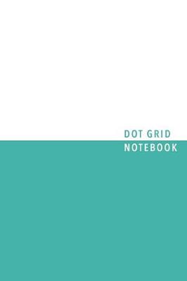 Book cover for Cool Green Dot Grid Notebook