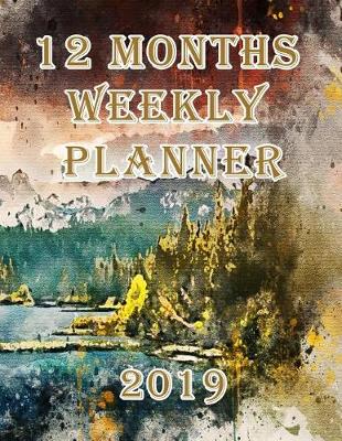 Book cover for 12 Months Weekly Planner 2019