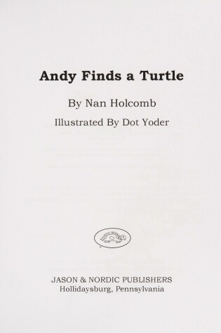 Cover of Andy Finds a Turtle