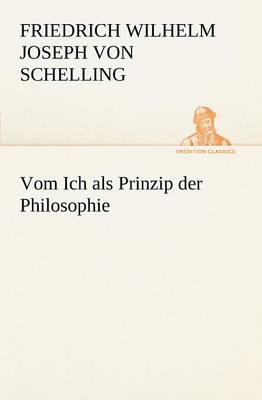 Book cover for Vom Ich ALS Prinzip Der Philosophie