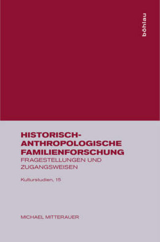 Cover of Historisch-Anthropologische Familienforschung