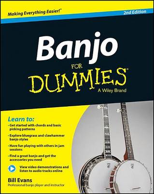 Book cover for Banjo for Dummies: Book + Online Video & Audio Instruction