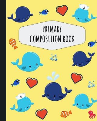 Book cover for Whale Primary Composition Book