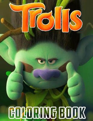 Book cover for Trolls Coloring Book