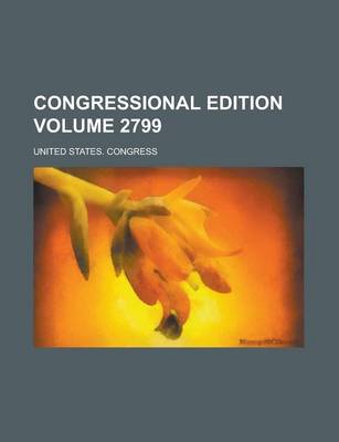 Book cover for Congressional Edition Volume 2799