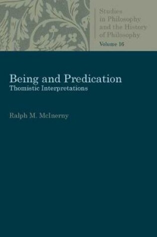 Cover of Being and Predication
