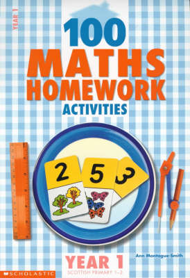 Book cover for 100 Maths Homework Activities for Year 1