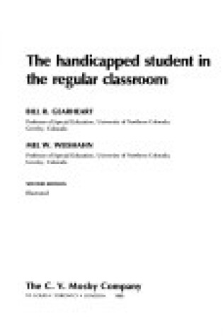 Cover of Handicapped Student in the Regular Classroom