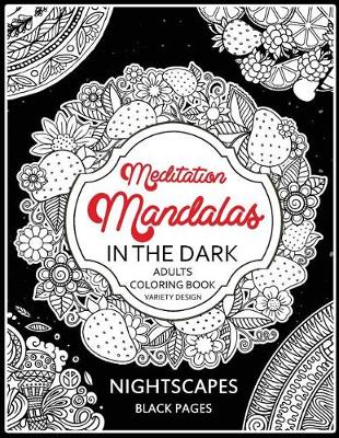 Book cover for Meditation Mandalas in the Dark