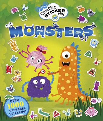 Book cover for Little Hands Creative Sticker Play Monsters