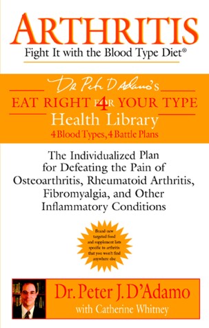 Book cover for Arthritis: Fight it with the Blood Type Diet